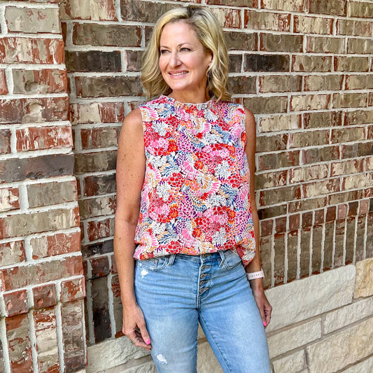 Holly Floral Sleeveless Top