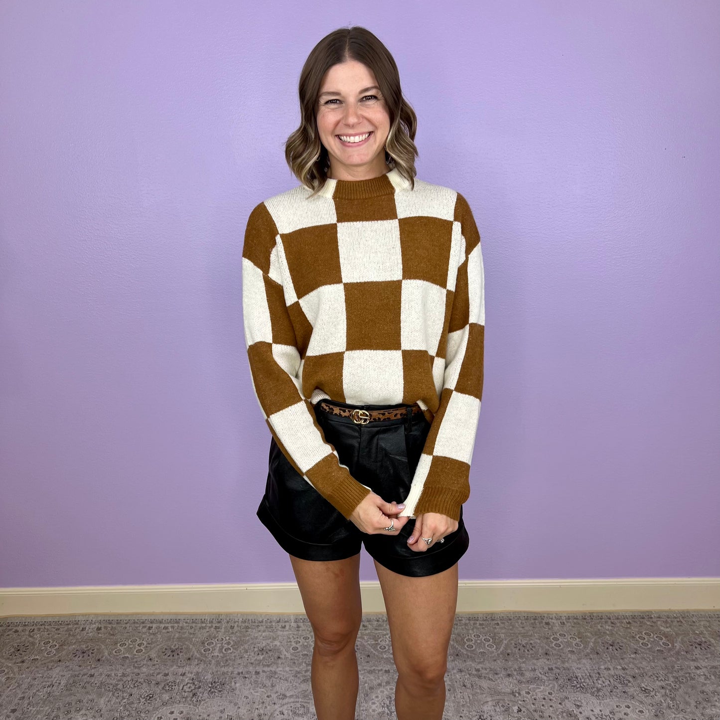 Lauren Checkered Sweater